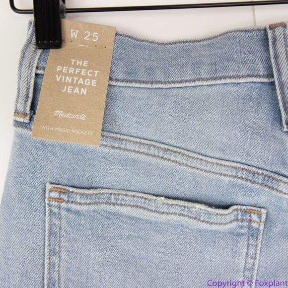 NEW Madewell The Perfect Vintage Jean in Coffey Wash: Worn-In Edition, 25 - Picture 13 of 16